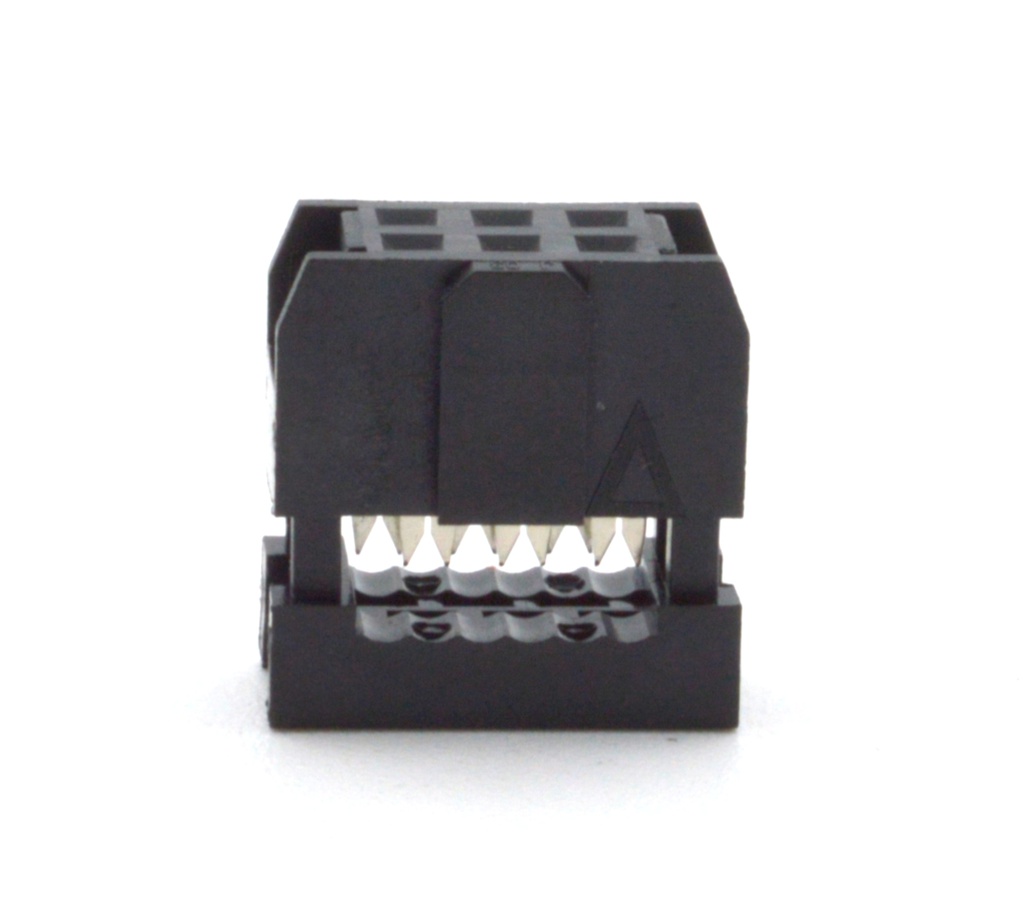 Conector IDC hembra 2,54mm 2x3 pines