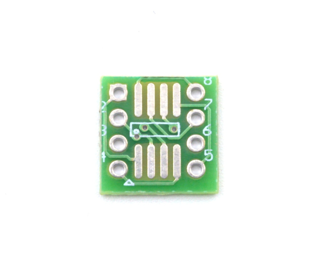 Placa PCB adaptadora SOP8/SSOP8 SMD a THD