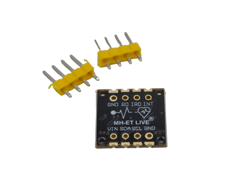 Módulo de Sensor de frecuencia cardíaca, detección Puls, prueba de concentración de oxígeno en sangre para Arduino, potencia ultrabaja, MH-ET en vivo, MAX30102,