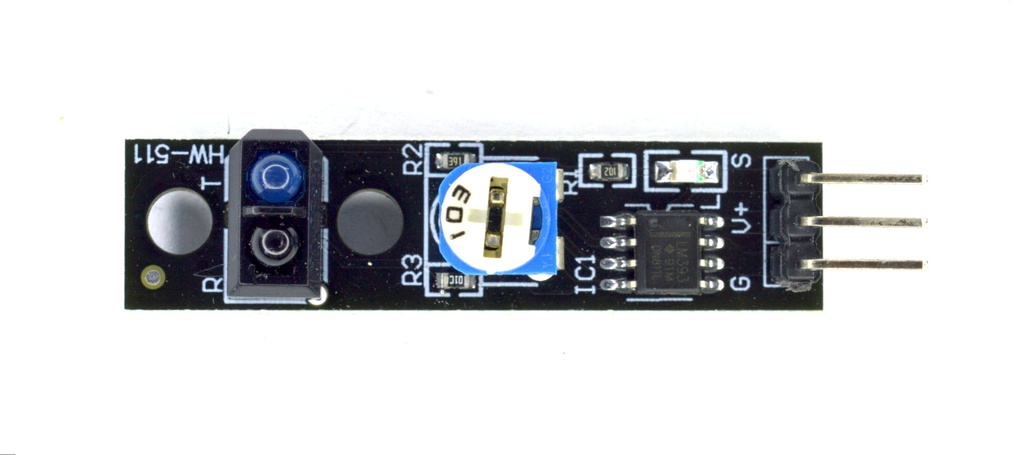 Sensor infrarrojo seguidor de línea TCRT5000 HW-511 top