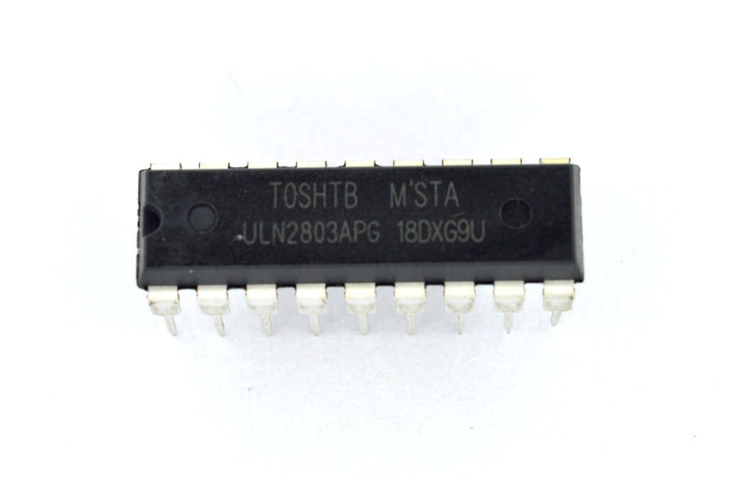 Array de Transistores Darlington ULN2803A corner
