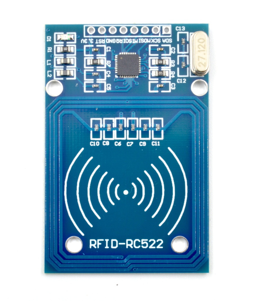 Módulo RFID RC522 13,56MHz con llavero y tarjeta