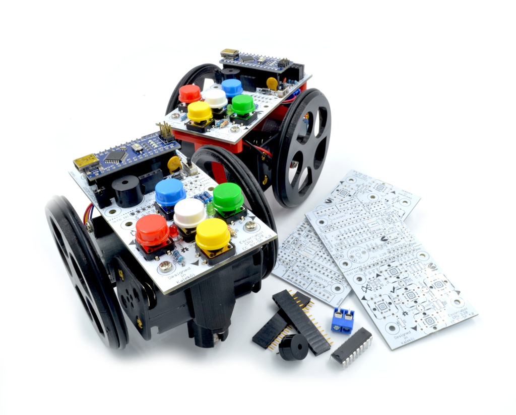 Kit Escornabot CPU 2.20 DIY con PCB sin soldar + piezas impresas