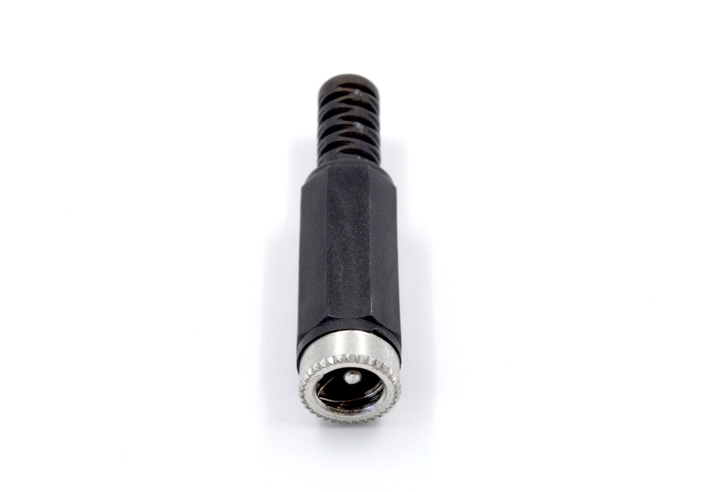 Conector DC Jack Hembra 5,5 x 2,1 mm con rosca