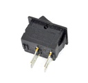 Interruptor basculante 117S 15x10mm 2PIN 2 pos. back