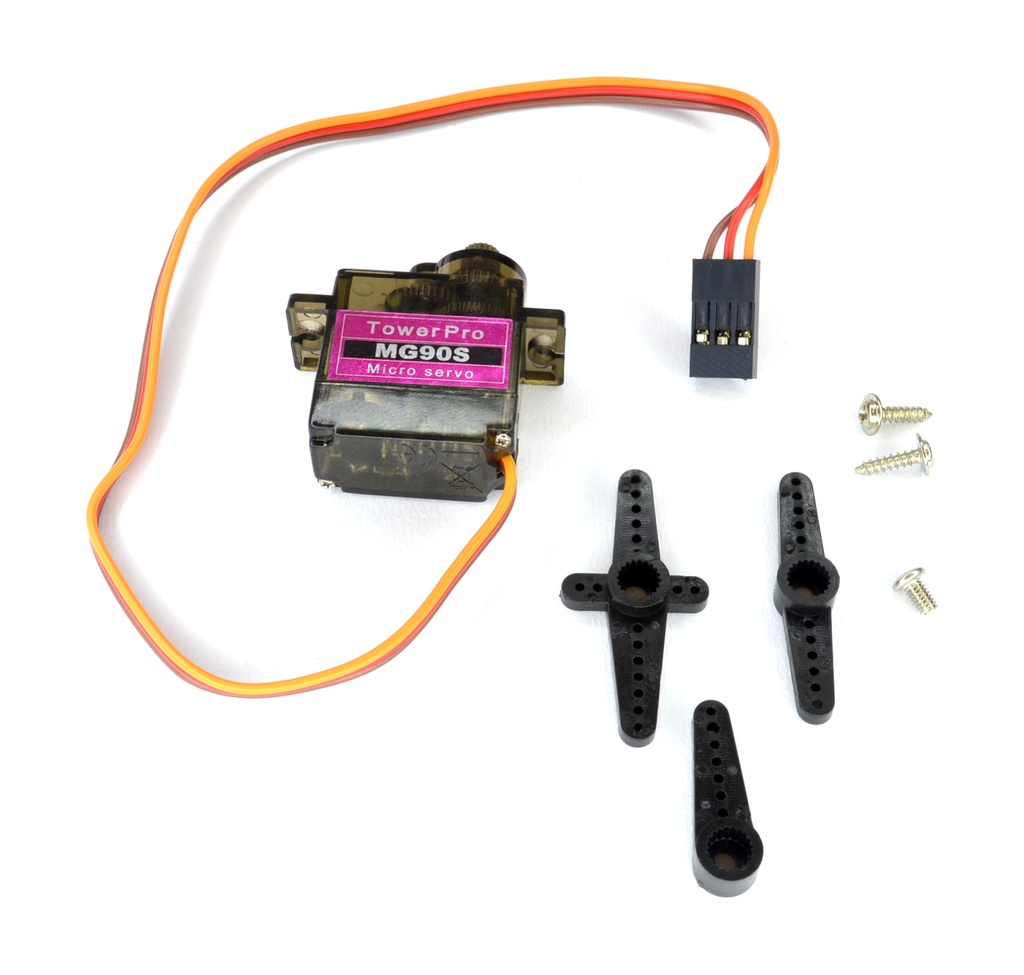 Micro Servo MG90S 180 grados accs