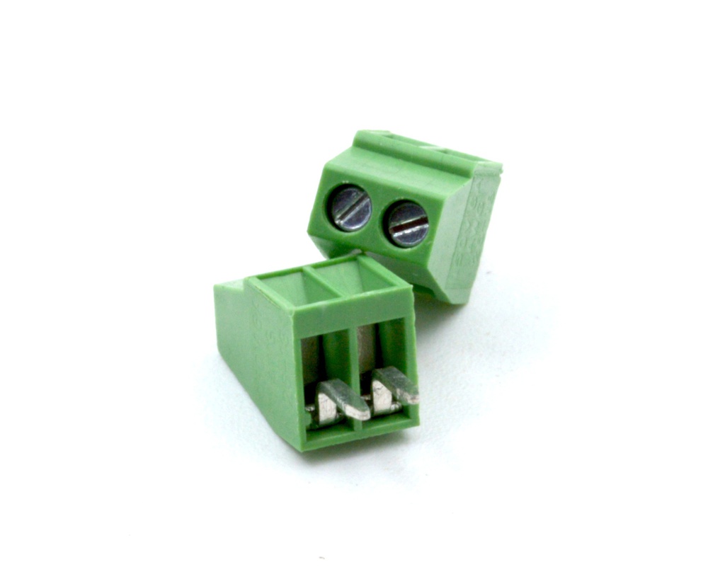 Conector 2 pines 2.54mm para PCB KF120