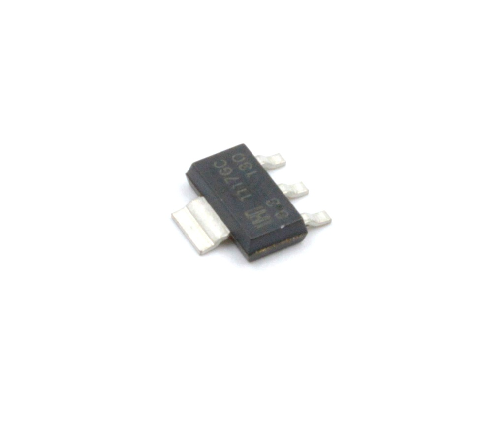 Regulador de voltaje SMD LM1117 - 3.3V SOT-223 (N05A)