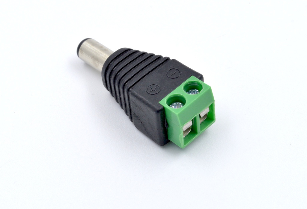 Conector DC Jack Macho 5,5 x 2,1 mm borna