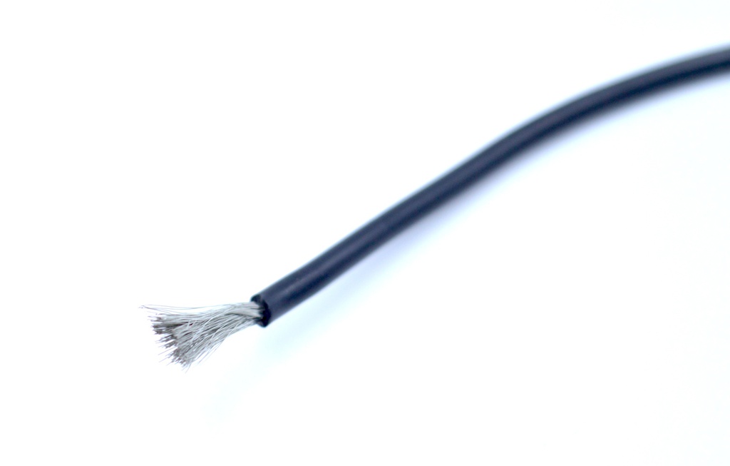 Cable silicona 16AWG negro metro