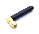 Antena GSM/GPRS 433MHz 3dbi 5cm acodada SMA