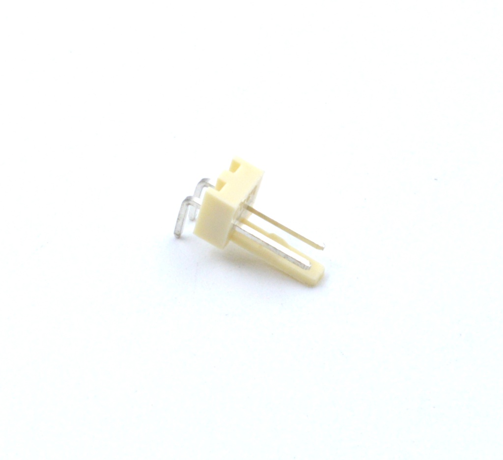 Conector KF2510 de 2,54mm acodado - 2 pines Macho PCB