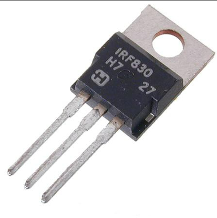 Mosfet canal N IRF830 TO-220 (550V, 4A, 33W)