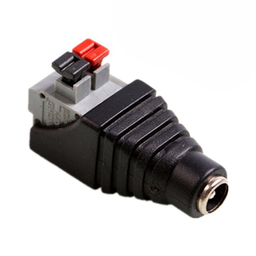 [00011860] Conector DC Jack 5,5x2,1mm hembra botón