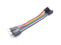[00011914] Set 10 cables Dupont 10 cm macho-macho