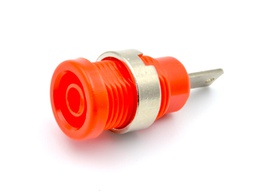 [00014694] Conector banana 4mm hembra rojo