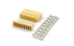 [00025843] Conector KF2510 de 2,54mm - 9 pines Macho PCB + Hembra + Terminal crimpar