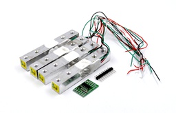 [00026215] HX711 Módulo Conversor + Celda de carga para 5kg 4 sensores